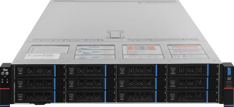 Сервер IRU Rock g2212ig4 2x5415+ 8x64Gb x4 2x1920Gb M.2 SSD NVMe 2x1920Gb 2.5" SSD NVMe 9361-8I I350 1x1600W w/o OS (2136697)