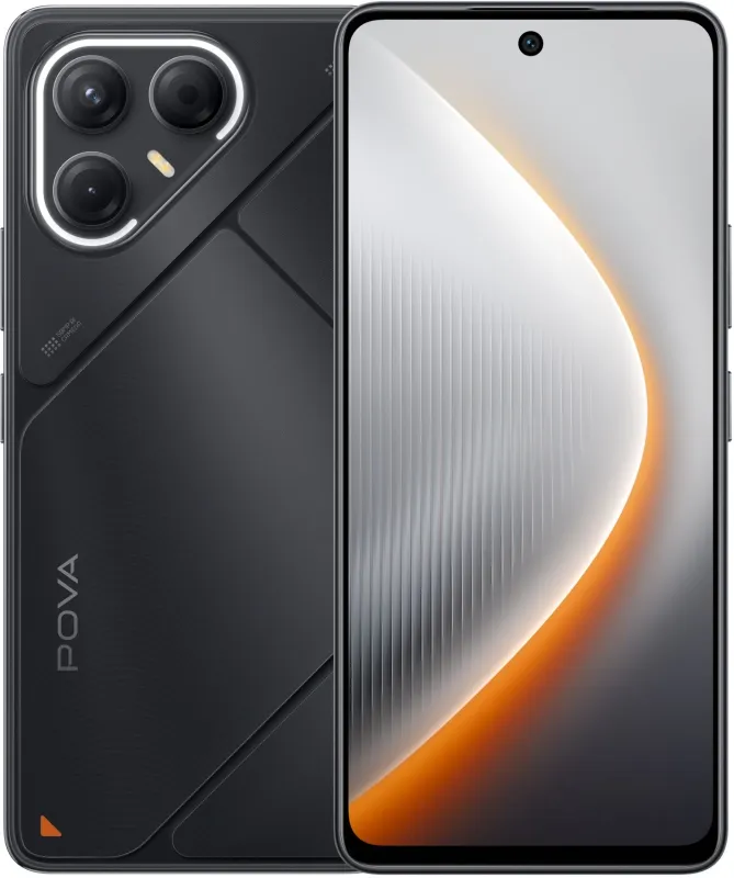 Смартфон Tecno Pova 7 5G 128Gb 8Gb черный (LJ7 128+8 GEEK BLACK)