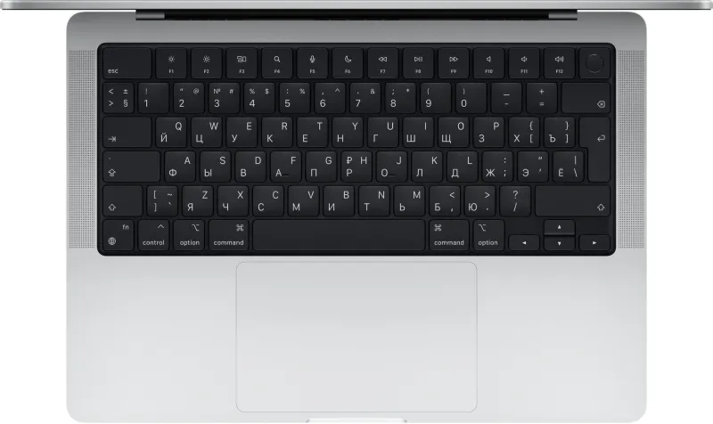 Ноутбук Apple MacBook Pro A2442 M1 Pro 10 core 16Gb SSD1Tb/16 core GPU 14.2" Liquid Retina XDR (3024x1964) macOS silver WiFi BT Cam (MKGT3RU/A)