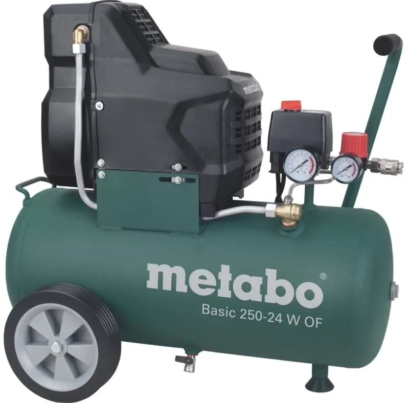 Компрессор поршневой Metabo Basic 250-24 W OF безмасляный 120л/мин 24л 1500Вт