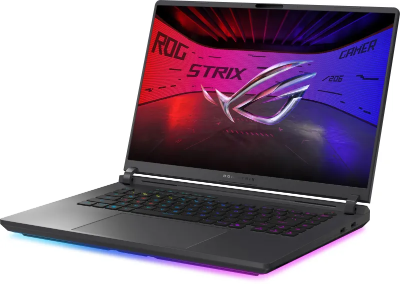 Ноутбук Asus ROG Strix G16 G615LR-S5162 Core Ultra 7 255HX 16Gb SSD1Tb NVIDIA GeForce RTX5070Ti 12Gb 16" IPS WQXGA (2560x1600) без ОС grey WiFi BT Cam (90NR0LR1-M00670)