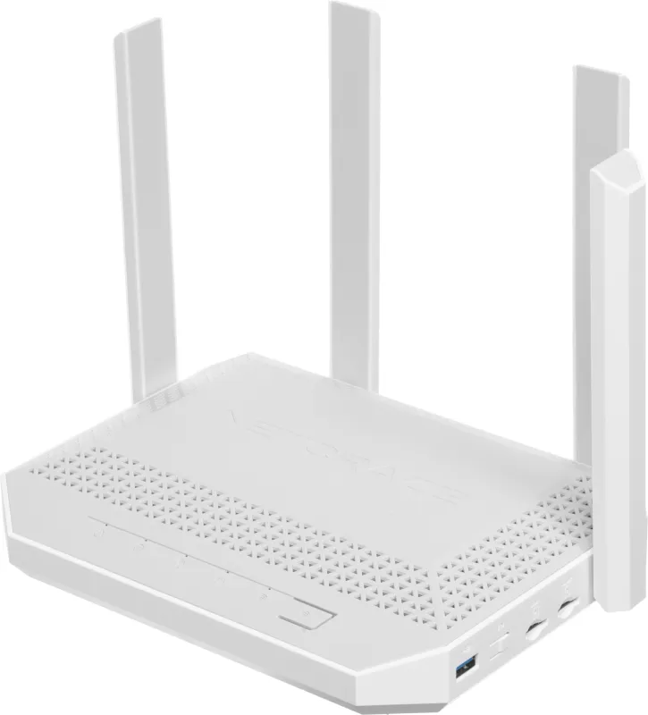 Роутер беспроводной Keenetic Netcraze Hopper 4G+ (NC-2312) AX3000 10/100/1000BASE-TX/4G cat.6 белый