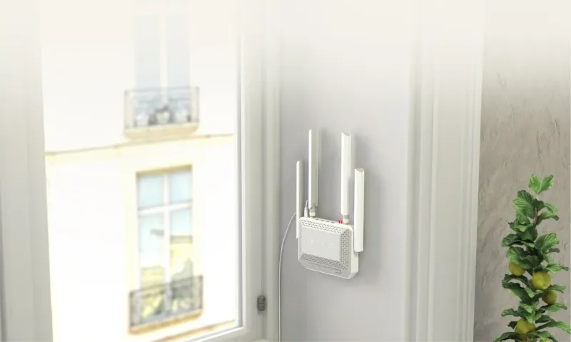 Роутер беспроводной Keenetic Netcraze Speedster 4G+ (NC-2911) AC1200 10/100/1000BASE-TX/4G cat.6 белый