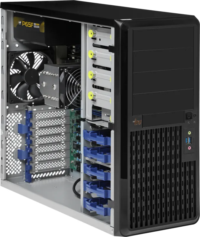 Сервер IRU Rock W9105P 1x5222 2x16Gb 1x500Gb M.2 SSD С621 AST2500 1x650W w/o OS (2138524)