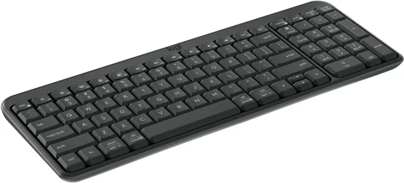 Клавиатура Logitech K250 графитовый беспроводная BT slim Multimedia (920-013452)
