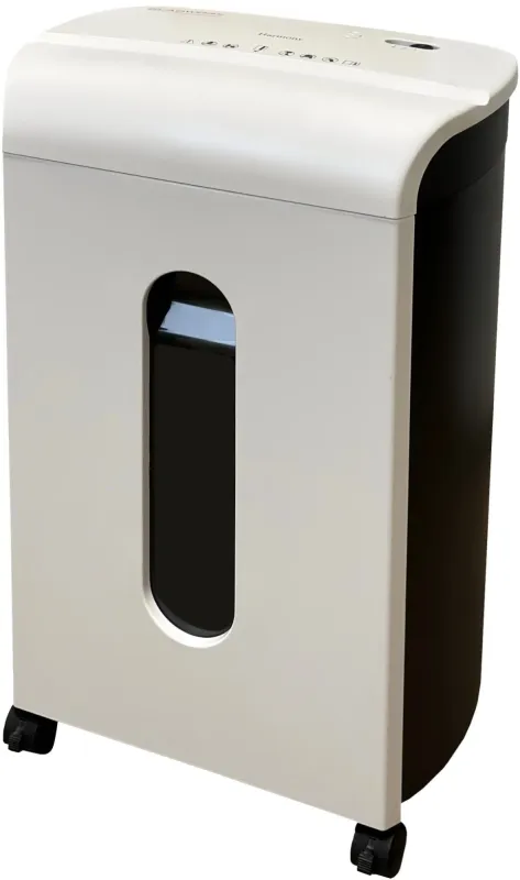 Шредер Gladwork Harmony P-16C белый/черный (секр.P-4) фрагменты 16лист. 21лтр. скрепки скобы пл.карты