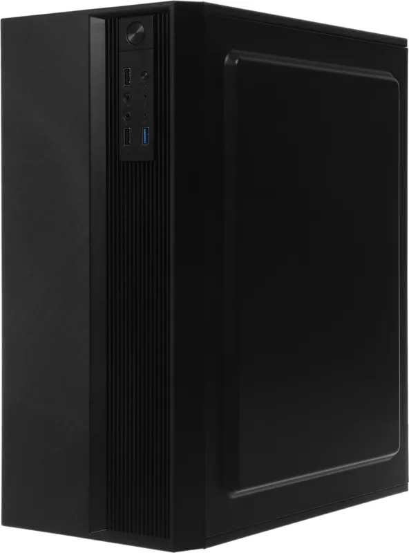 ПК Amur Нарвал A5A12 MT Ryzen 5 3400G (3.7) 8Gb SSD256Gb Vega 11 FreeDOS GbitEth 400W мышь клавиатура черный (RUS) (2139459)