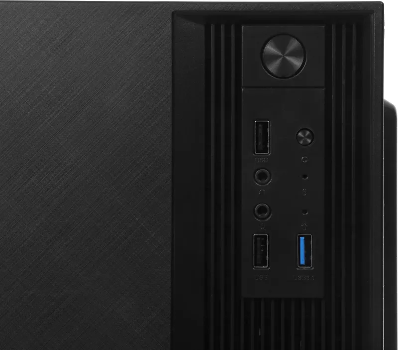 ПК Amur Нарвал A5A12 MT Ryzen 5 3400G (3.7) 8Gb SSD256Gb Vega 11 FreeDOS GbitEth 400W мышь клавиатура черный (RUS) (2139459)