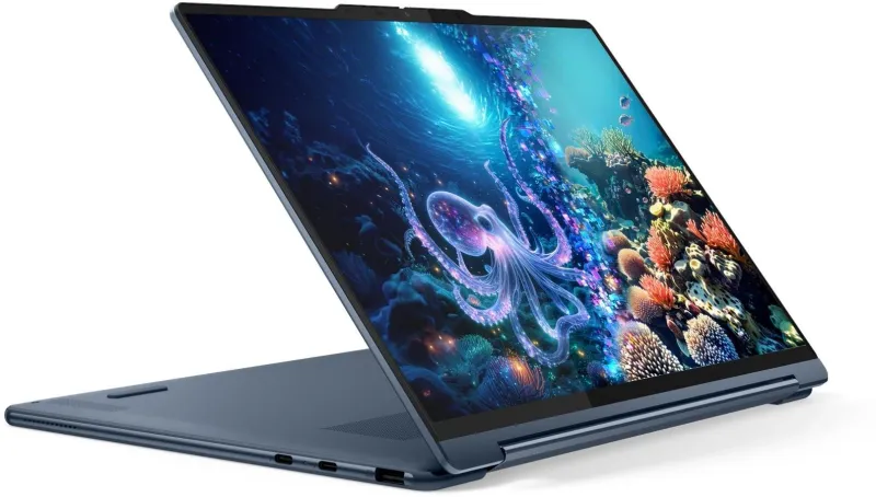 Ноутбук Lenovo Yoga 9 14ILL10 Core Ultra 7 256V 16Gb SSD1Tb Intel Arc 140V 14" OLED Touch 2.8K (2880x1800) Windows 11 Home blue WiFi BT Cam Bag (83LC0054RK)