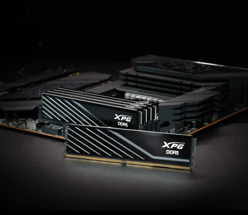 Память DDR5 16GB 5600MHz A-Data AX5U5600C4616G-SLABBK XPG Lancer Blade RTL Gaming PC5-44800 CL46 DIMM ECC 288-pin 1.1В kit dual rank с радиатором Ret