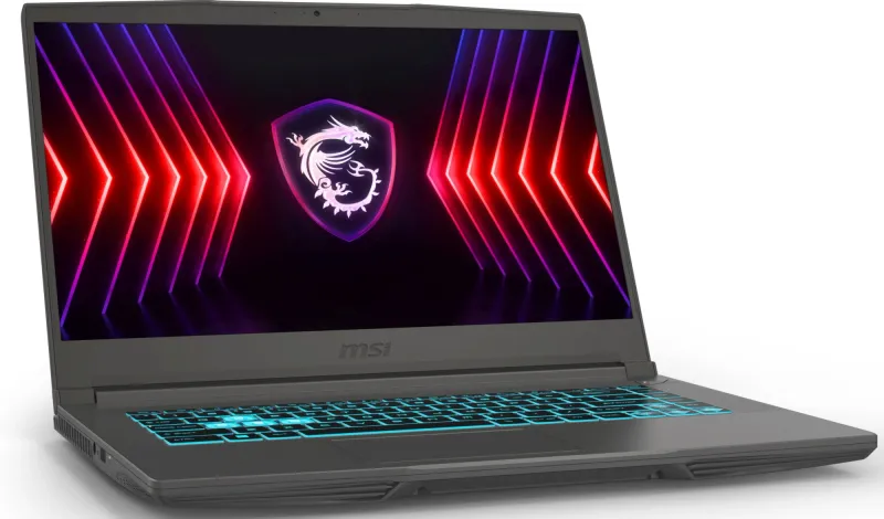 Ноутбук MSI Thin 15 B13UC-1000US Core i5 13420H 16Gb SSD512Gb NVIDIA GeForce RTX 3050 4Gb 15.6" IPS FHD (1920x1080) Windows 11 Home Multi Language grey WiFi BT Cam