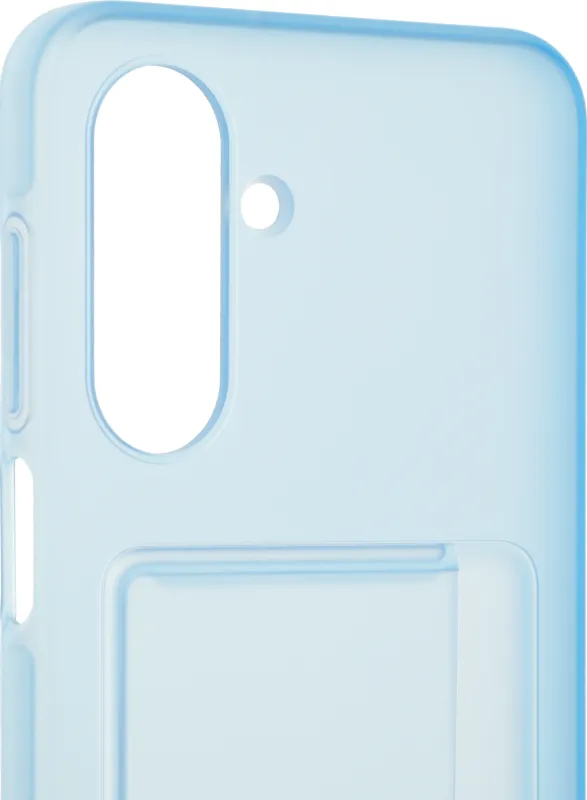 Чехол (клип-кейс) Samsung для Samsung Galaxy A17 Card Slot Case A17 голубой (EF-OA176TLEGRU)