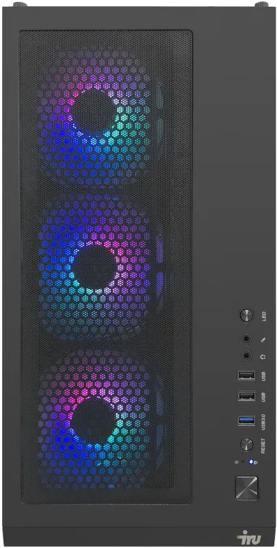 ПК IRU Tactio 520B6GP TWR Ryzen 5 7600 (3.7) 32Gb SSD1Tb RTX5060TI 8Gb FreeDOS GbitEth 750W черный (RUS) (2130961)