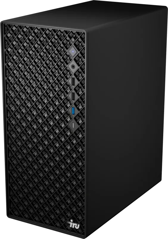 ПК IRU Tactio 520B6SB MT Ryzen 5 7600 (3.7) 16Gb SSD512Gb RGr FreeDOS 2.5Gigabit 450W черный (RUS) (2131205)