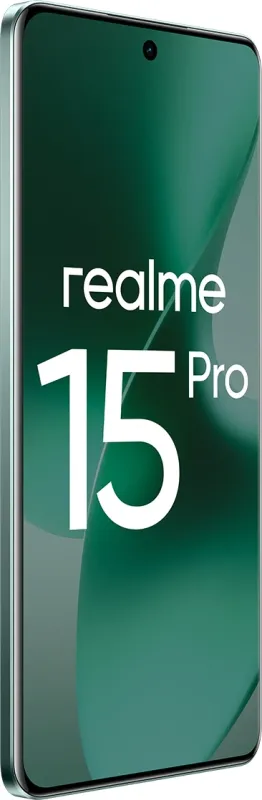 Смартфон Realme RMX5101 15 Pro 256Gb 8Gb зеленый моноблок 3G 4G 6.78" 1264x2780 Android 15 50Mpix 802.11 a/b/g/n/ac/ax/be NFC GPS GSM900/1800 GSM1900