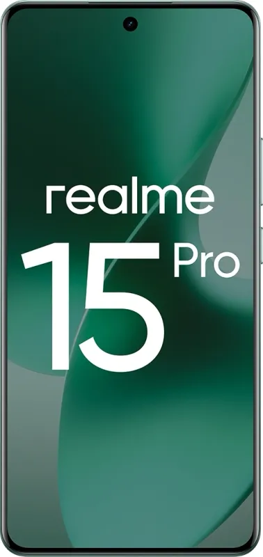 Смартфон Realme RMX5101 15 Pro 256Gb 8Gb зеленый моноблок 3G 4G 6.78" 1264x2780 Android 15 50Mpix 802.11 a/b/g/n/ac/ax/be NFC GPS GSM900/1800 GSM1900