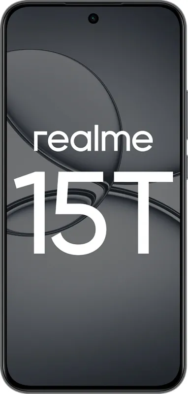 Смартфон Realme RMX5111 15T 128Gb 8Gb темно-серый моноблок 3G 4G 6.78" 1264x2780 Android 15 50Mpix 802.11 a/b/g/n/ac/ax/be NFC GPS GSM900/1800 GSM1900