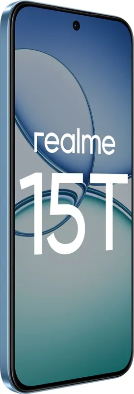 Смартфон Realme RMX5111 15T 256Gb 12Gb голубой моноблок 3G 4G 6.78" 1264x2780 Android 15 50Mpix 802.11 a/b/g/n/ac/ax/be NFC GPS GSM900/1800 GSM1900