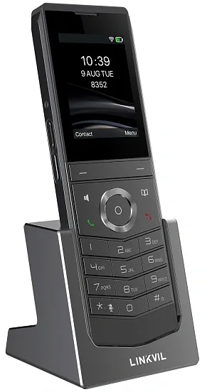 WiFi-телефон LINKVIL W611W Беспровод. Wi-Fi, 4 SIP-акк., 2,4" 240 х 320 Цвет. экран, защ. IP67, от падения с 1.8м., BT 5.0, бат. 1900mAh