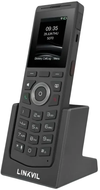SIP-Телефон LINKVIL W610H Беспровод. Wi-Fi HaLow (802.11ah), 4 SIP-акк., 2" 240 х 320 Цвет. экран, защ. от падения с 1.8м., BT 5.0, бат. 1900mAh