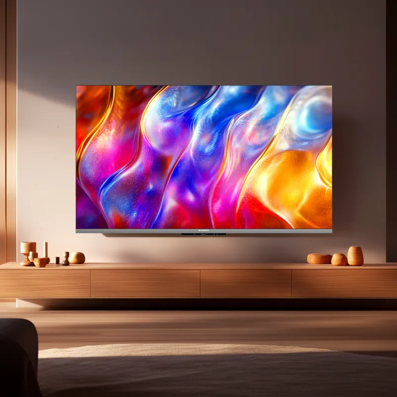 Телевизор OLED Skyworth 43" 43Q66H Eye Care Frameless черный 4K Ultra HD 60Hz DVB-T DVB-T2 DVB-C DVB-S DVB-S2 USB WiFi Smart TV