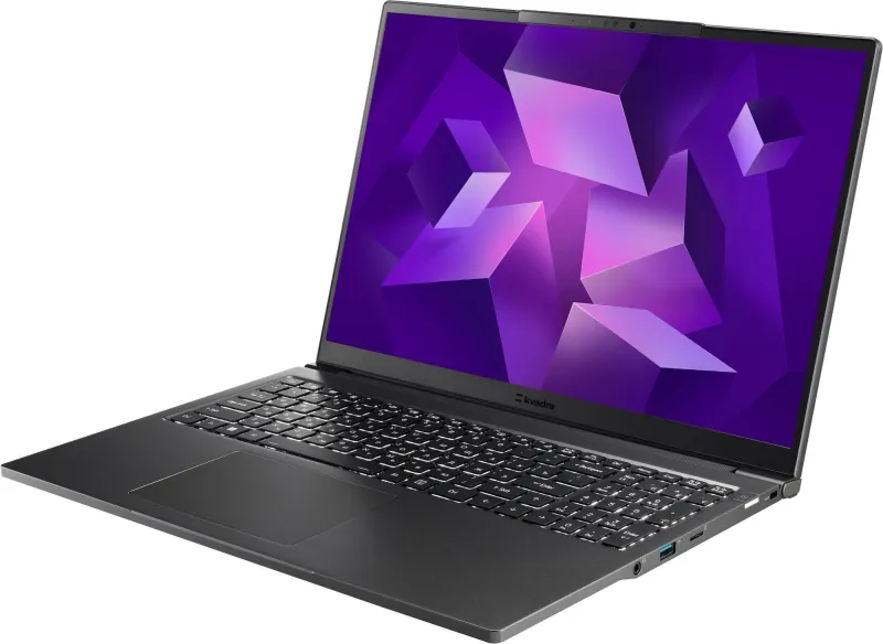 Ноутбук Kvadra Nau LP16 Core Ultra 7 155U 16Gb SSD512Gb 16" IPS HD+ 4G без ОС graphite WiFi BT Cam (Y22L01CAS122R_CC5A28)
