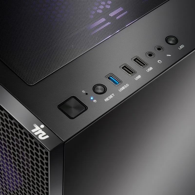 ПК IRU Tactio 510B7GP TWR i7 14700F (2.1) 32Gb SSD1Tb RTX5070 12Gb FreeDOS GbitEth 750W черный (RUS) (2146243)
