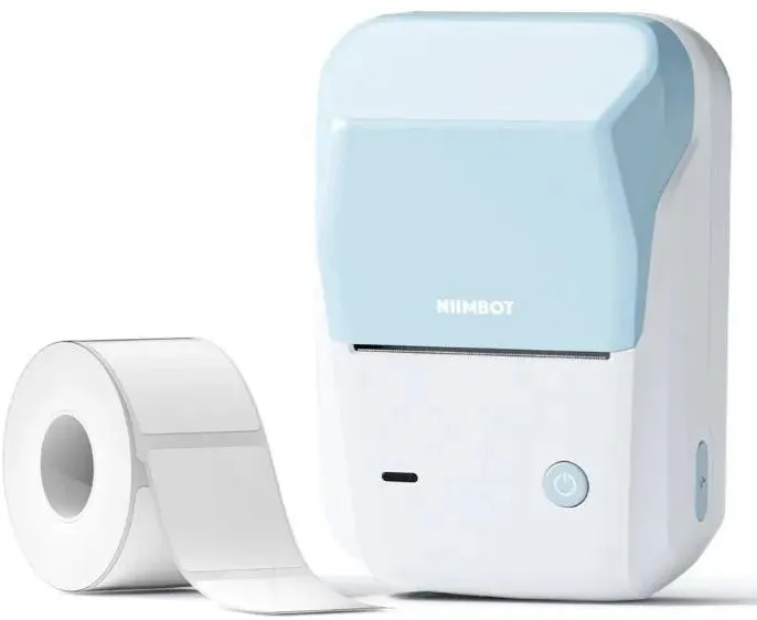 Термопринтер Niimbot B1 Blue (1746797) 203dpi 50мм/с/USB/BT для печ.этик. голубой