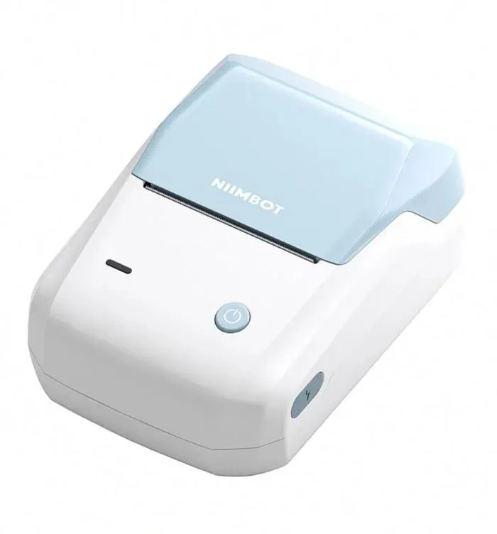 Термопринтер Niimbot B1 Blue (1746797) 203dpi 50мм/с/USB/BT для печ.этик. голубой