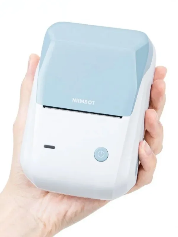 Термопринтер Niimbot B1 Blue (1746797) 203dpi 50мм/с/USB/BT для печ.этик. голубой