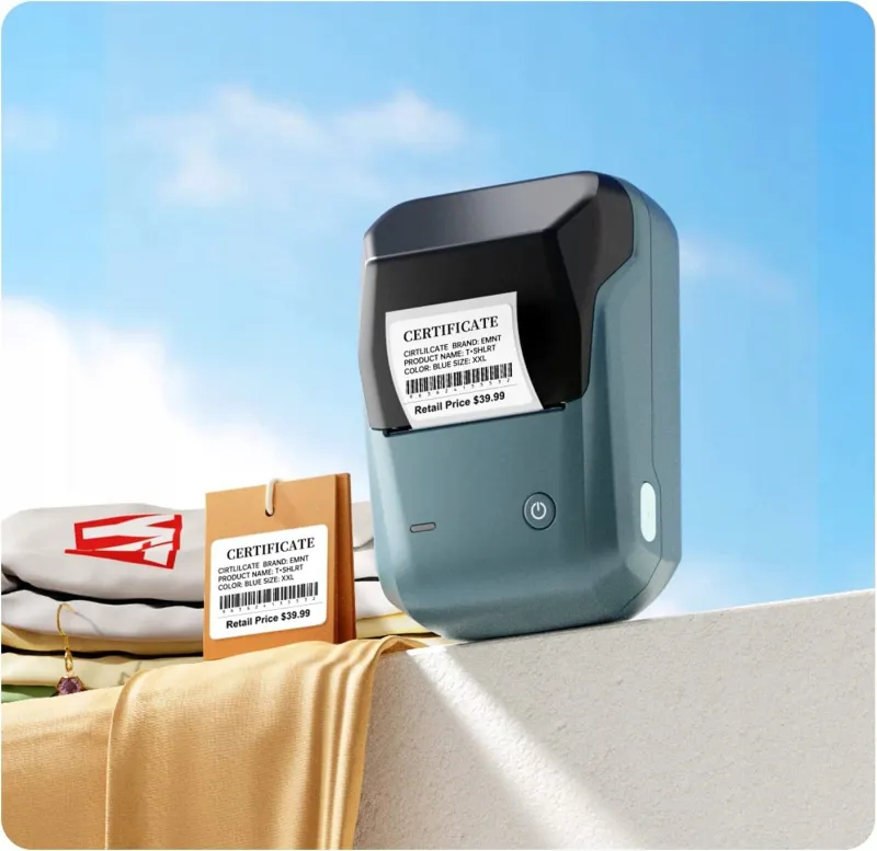 Термопринтер Niimbot B1 Space Blue (1746799) 203dpi 50мм/с/USB/BT для печ.этик. голубой