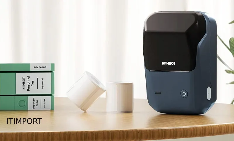 Термопринтер Niimbot B1 Space Blue (1746799) 203dpi 50мм/с/USB/BT для печ.этик. голубой