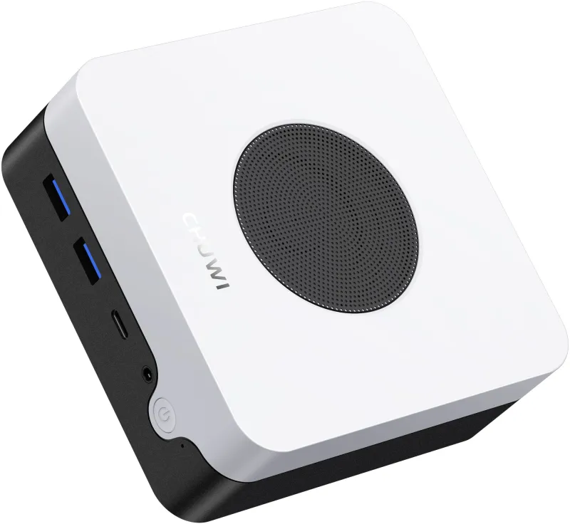 Неттоп Chuwi LarkBox X i3 1220P (1.5) 8Gb SSD256Gb UHDG Windows 11 Pro GbitEth WiFi BT 90W черный/белый