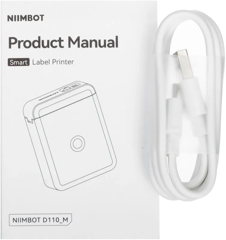 Термопринтер Niimbot D110 M (1746805) 203dpi 40мм/с/USB/BT для печ.этик. голубой