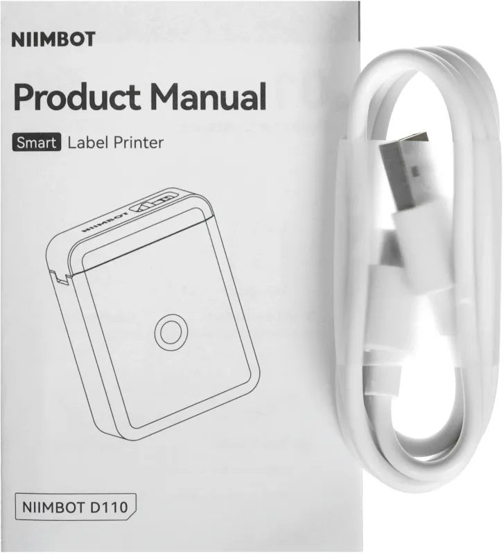 Термопринтер Niimbot D110 M white (1746733) 203dpi 40мм/с/USB/BT для печ.этик. белый