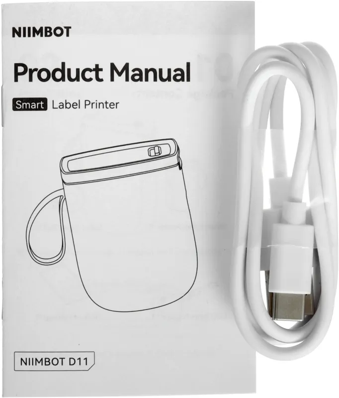 Термопринтер Niimbot D11_H blue (1746730) 300dpi 60мм/с/USB/BT для печ.этик. голубой