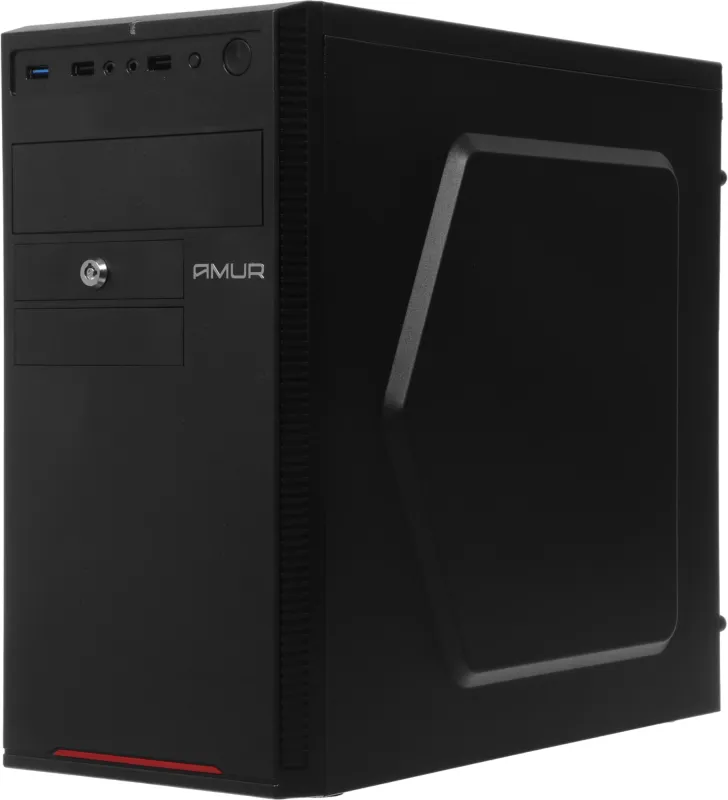 ПК Amur Нарвал B7I21 MT i3 12100 (3.3) 16Gb SSD256Gb UHDG 730 FreeDOS GbitEth 400W мышь клавиатура черный (RUS) (2147002)
