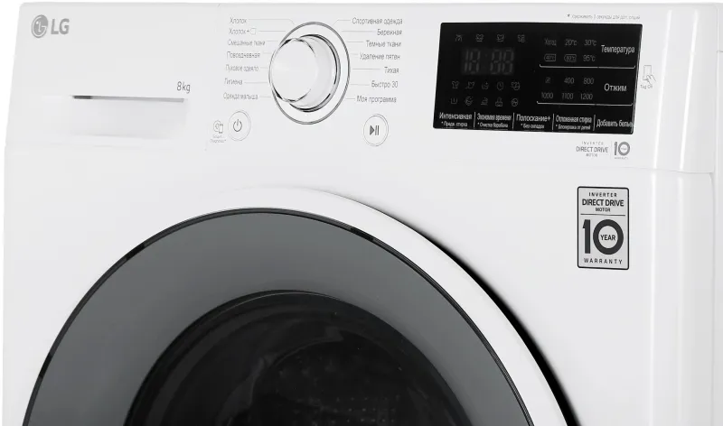 Стиральная машина LG F2J6TN0W класс: A загр.фронтальная макс.:8кг белый