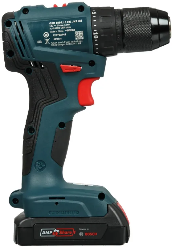 Дрель-шуруповерт Bosch GSR 185 LI аккум. патрон:быстрозажимной (кейс в комплекте) (06019K3080)