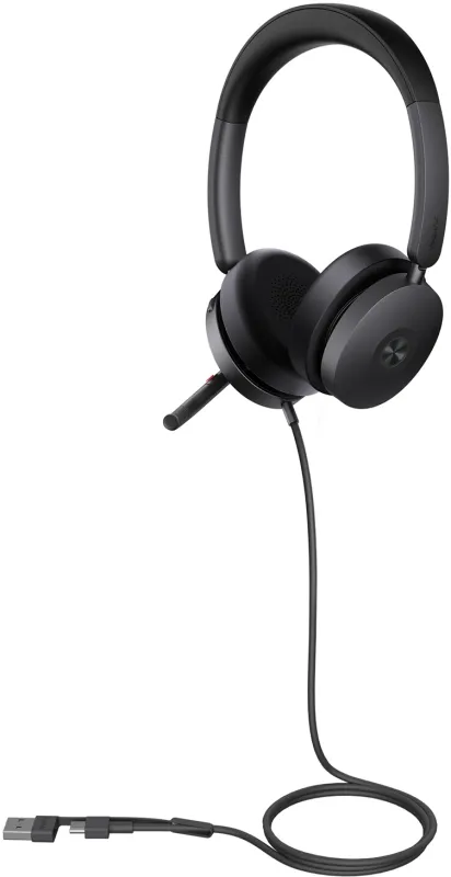Гарнитура проводная Yealink UH48 Dual UC USB-C/A черный