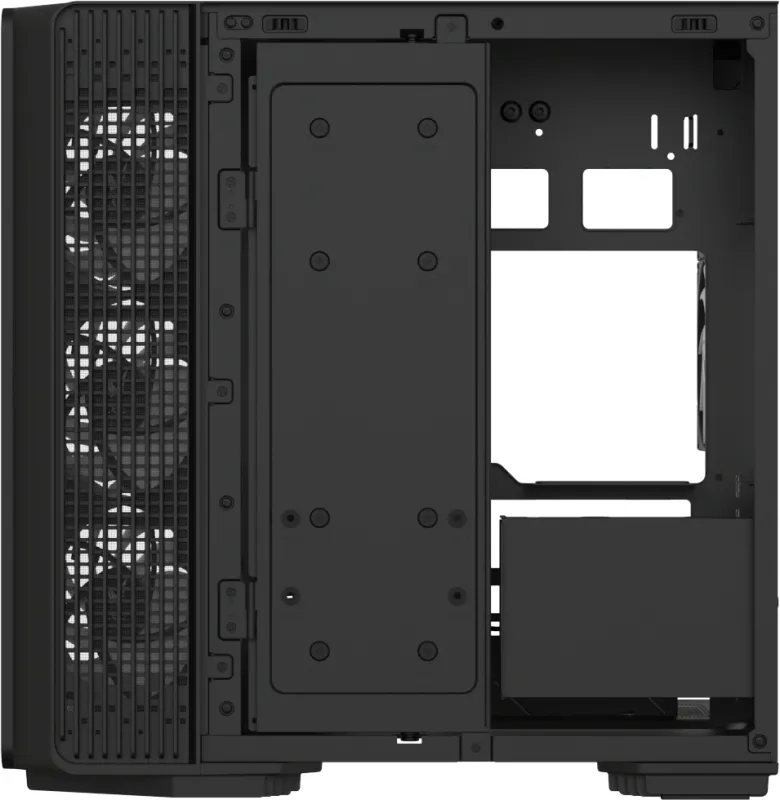 Корпус Formula Crystal Z7 PA черный без БП ATX 5x120mm 1xUSB3.0 1xUSB3.1 audio bott PSU