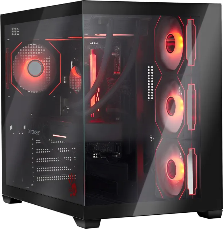 ПК Bloody BD-PC RAB84V2 TWR Ryzen 5 7500F (3.7) 32Gb SSD1Tb RTX5060TI 8Gb Windows 11 Home 64 2.5xGbitEth 650W черный (RUS) (2142124)
