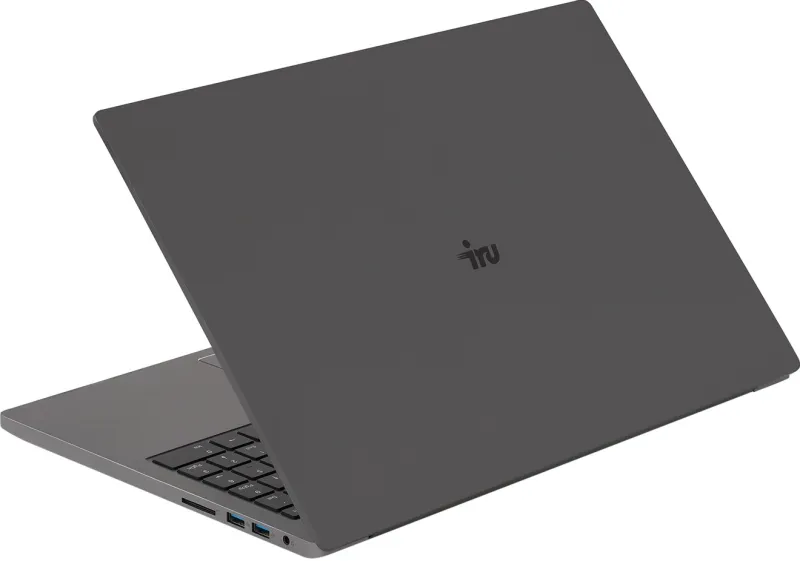 Ноутбук IRU Strato 16ALMR Core i5 12450H 16Gb SSD512Gb Intel UHD Graphics 16" IPS FHD (1920x1200) Windows 11 Pro grey WiFi BT Cam 5400mAh (2142318)