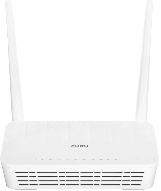 Маршрутизатор CUDY AC1200 Wi-Fi GPON Router Wireless Dual Band Gigabit xPON Router, Realtek chipset, GPON/EPON,  867Mbps at 5GHz + 300Mbps at 2.4GHz, 802.11ac/a/b/g/n, 1 PON Port, 4 Gigabit RJ45 port, Power ON/OFF Button,WPS Button,WiFi Button, Reset butt