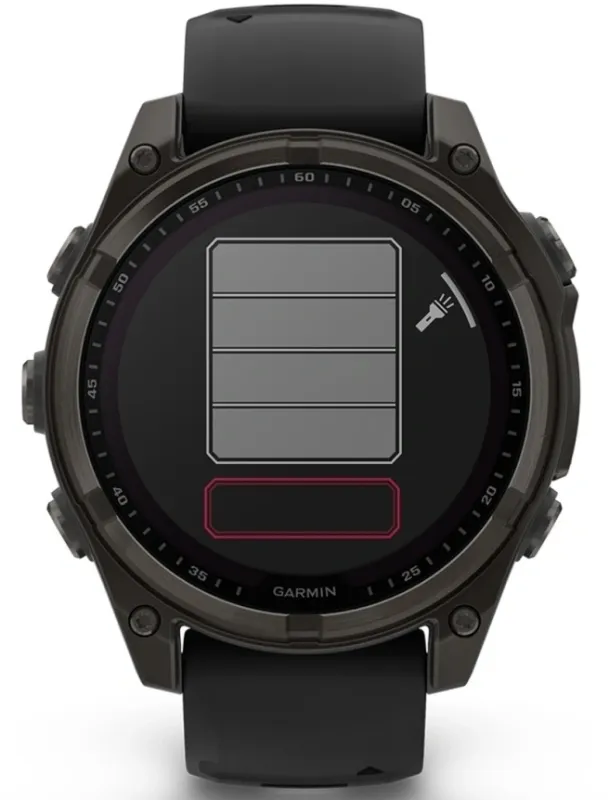 Смарт-часы Garmin Fenix 8 51мм 1.3" AMOLED корп.черный рем.черный (010-02907-11)
