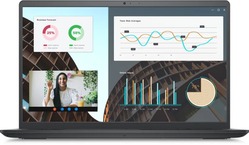 Ноутбук Dell Vostro 3530 Core i3 1305U 8Gb SSD512Gb Intel UHD Graphics 15.6" WVA FHD (1920x1080) Linux Ubuntu black WiFi BT Cam (3530-3640)