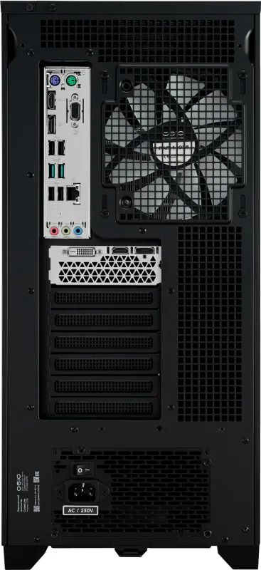 ПК Osio B59i i5 12400F (2.5) 16Gb SSD1Tb RTX3050 6Gb без ОС GbitEth 550W черный (С59I-001B)