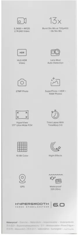 Экшн-камера GoPro HERO 13 1xCMOS 27.6Mpix черный