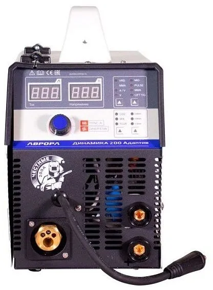 Сварочный полуавтомат Аврора Динамика 200 АДАПТИВ ПУЛЬС инвертор MIG-MAG/ММА/TIG 5.63кВт