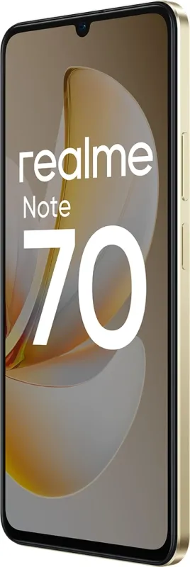Смартфон Realme RMX5313 Note 70 128Gb 6Gb золотой моноблок 3G 4G 6.7" 720x1600 Android 15 13Mpix 802.11 a/b/g/n/ac NFC GPS GSM900/1800 GSM1900 Protect